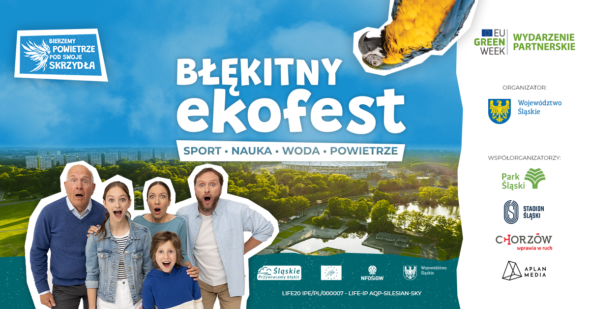 Piknik rodzinny „Błękitny ekoFest” już w najbliższą sobotę, 8 czerwca!