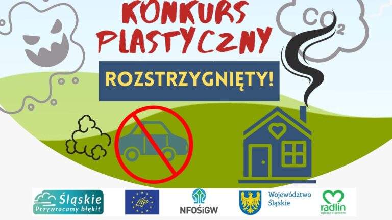 Konkurs plastyczny pn. „O jakość powietrza dbamy – błękit nieba przywracamy!” rozstrzygnięty!