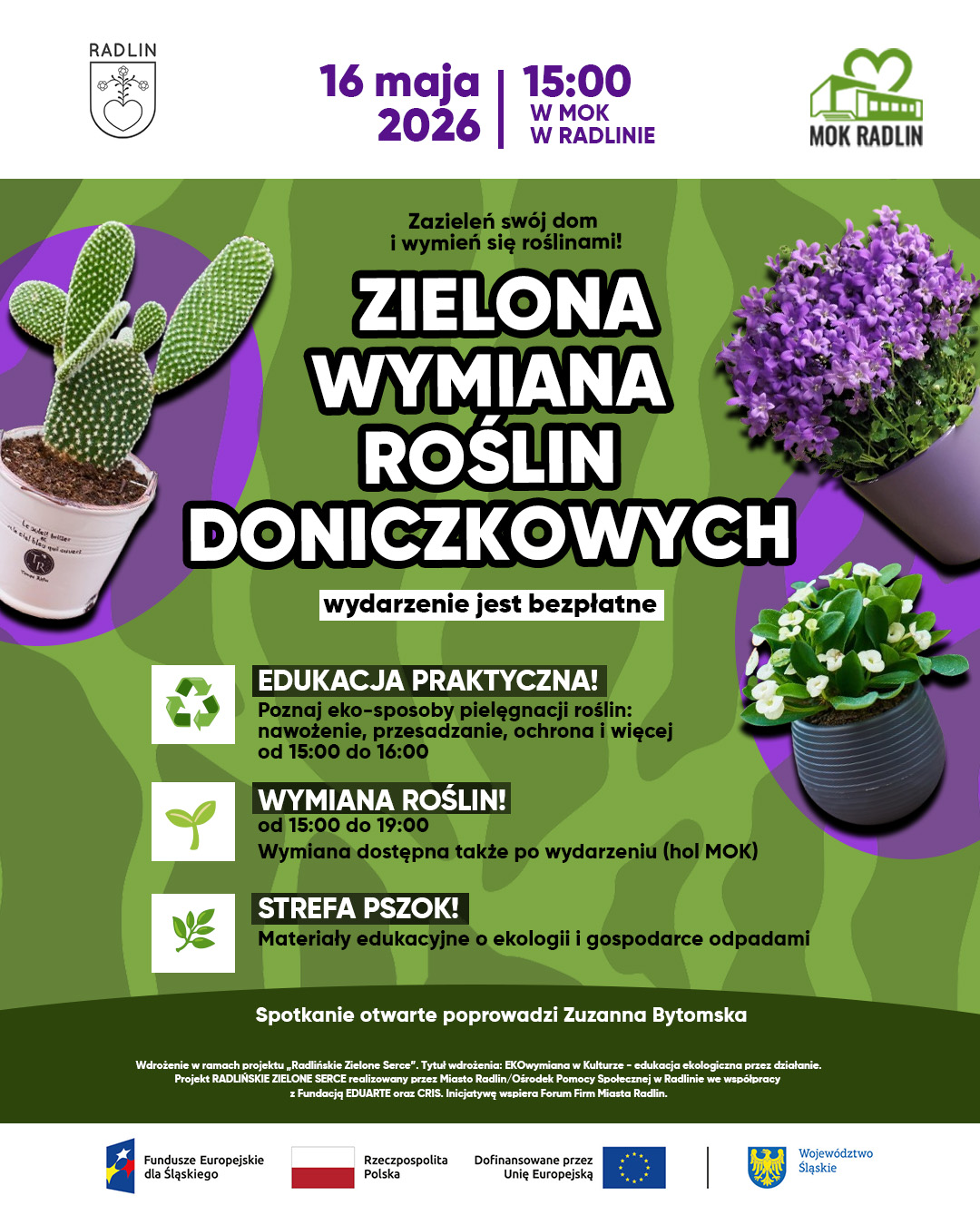 Zazieleń swój dom! Wymiana roślin doniczkowych