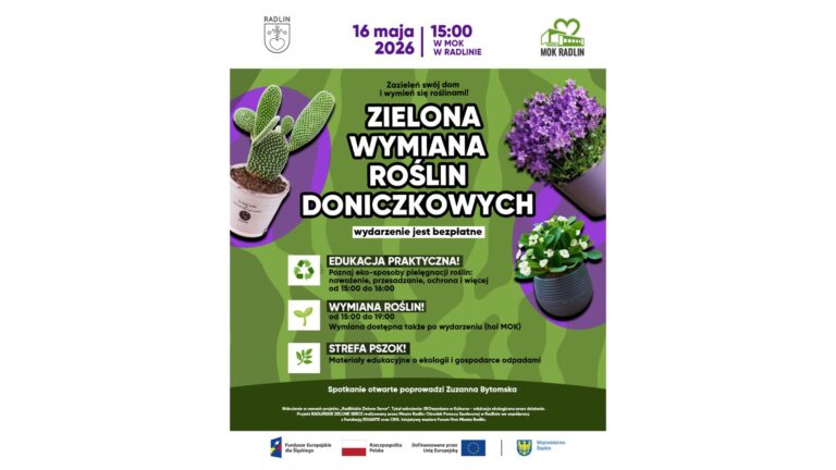 Zazieleń swój dom! Wymiana roślin doniczkowych